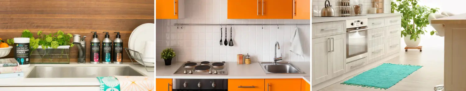 Hard working eco-friendly cleaners for the kitchen