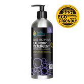 500mL aluminum bottle of Lavender Essential Oil 8x Natural Laundry Soap with Eco-Friendly Product of the YearAward