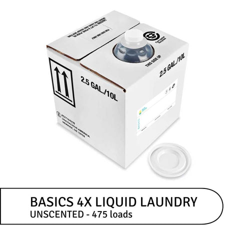BASICS Liquid Laundry, 4X Concentrated, Unscented
