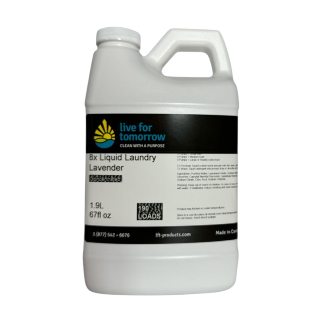Liquid Laundry Detergent, 8X Concentrated, Lavender