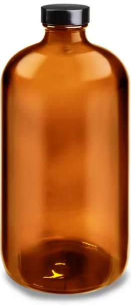 473mL I 16fl oz Amber Glass Bottle