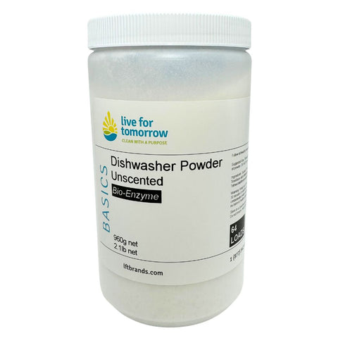 BASICS Dishwasher Powder, Unscented, Bio-Enzyme