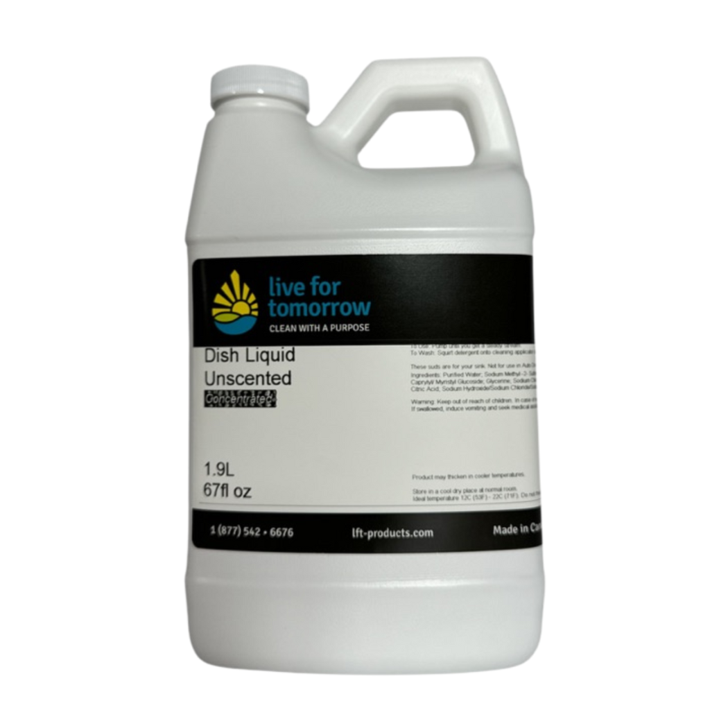 Dish Liquid, Concentrated, Unscented