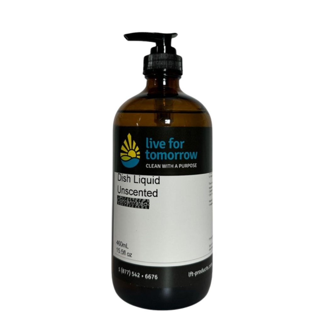 Dish Liquid, Concentrated, Unscented