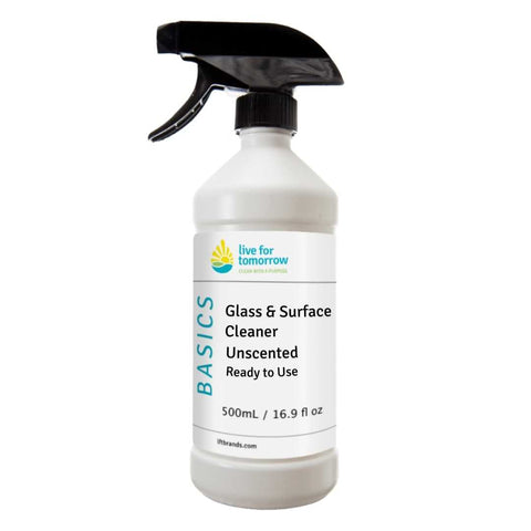 » BASICS Glass & Surface Cleaner, Unscented, RTU (100% off)