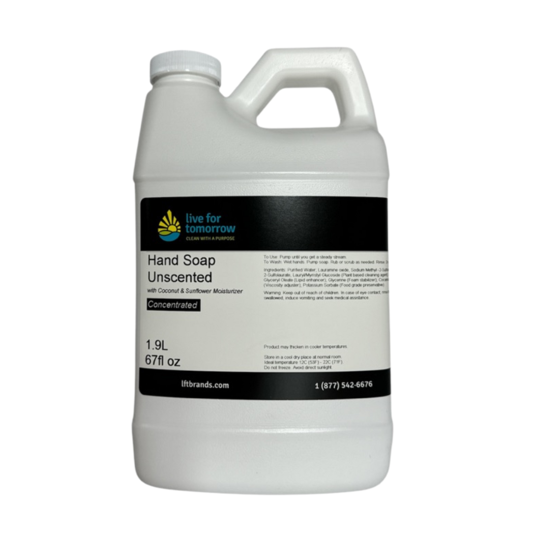 Hand Soap, Unscented, with Coconut & Sunflower Moisturizer