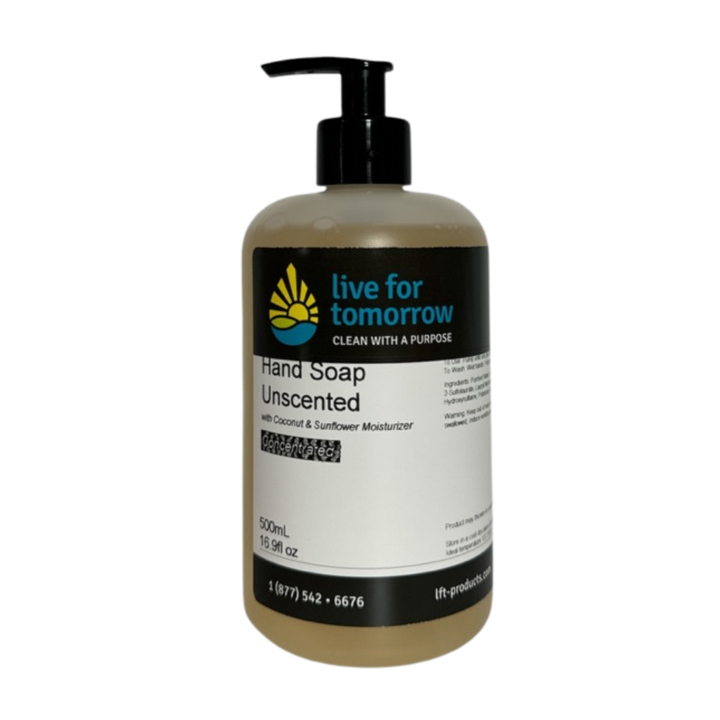Hand Soap, Unscented, with Coconut & Sunflower Moisturizer
