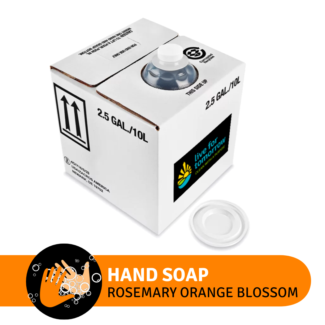 10L bag-in-box REFILL of Rosemary Orange Blossom Natural Hand Soap