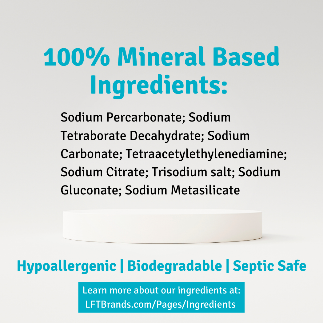 BASICS Oxygen Wash Booster, Hydrogen Peroxide Based