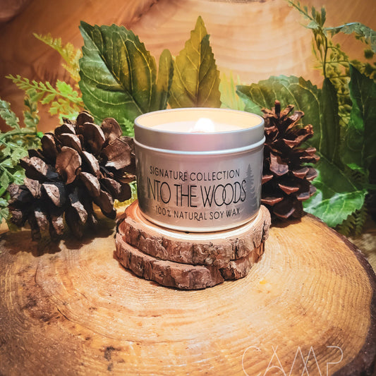 CANDLE - Into the Woods | Backcountry Tin - 6.5 oz | 185g Camp Candle Co