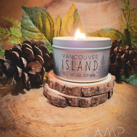 CANDLE - Vancouver Island | Backcountry Tin - 6.5 oz | 185g Camp Candle Co