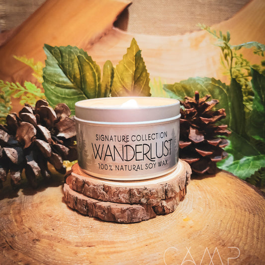 CANDLE - Wanderlust | Backcountry Tin - 6.5 oz | 185g Camp Candle Co