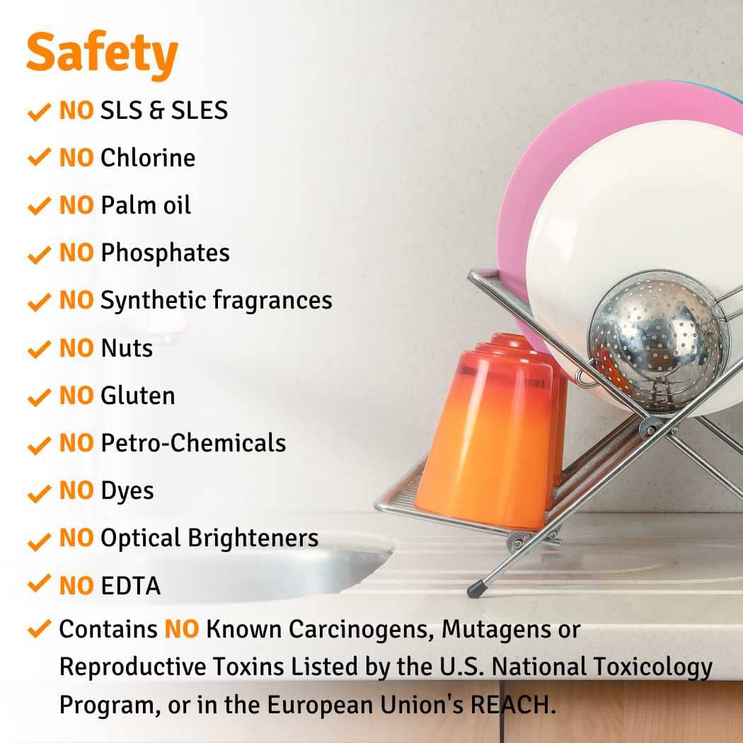 Dish Liquid, Concentrated, Rosemary Orange Blossom, Live For Tomorrow