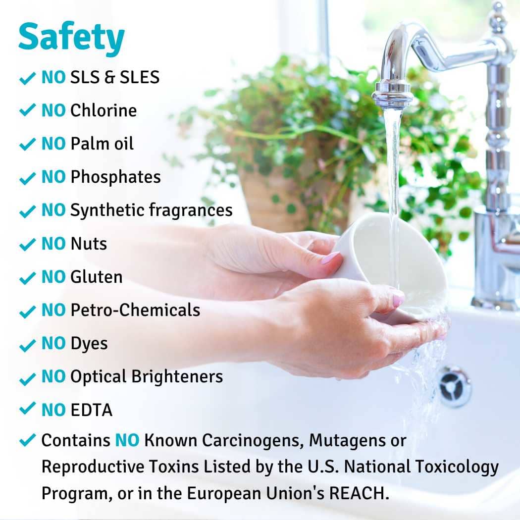 Dish Liquid, Concentrated, Unscented, Live For Tomorrow