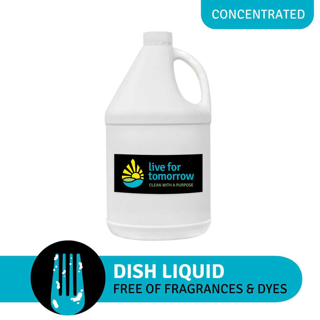 Dish Liquid, Concentrated, Unscented Live For Tomorrow