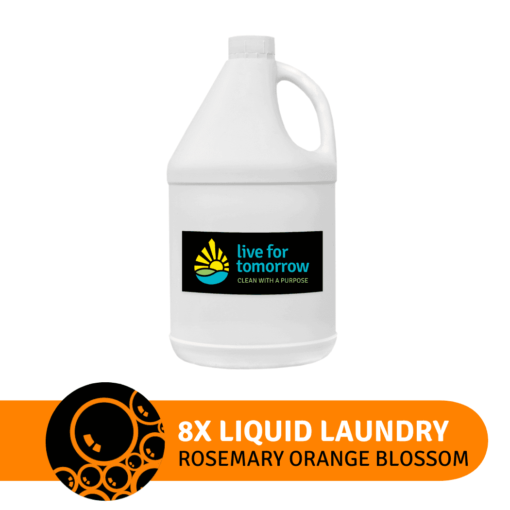 Liquid Laundry, 8X Concentrated, Rosemary Orange Blossom, Live For Tomorrow