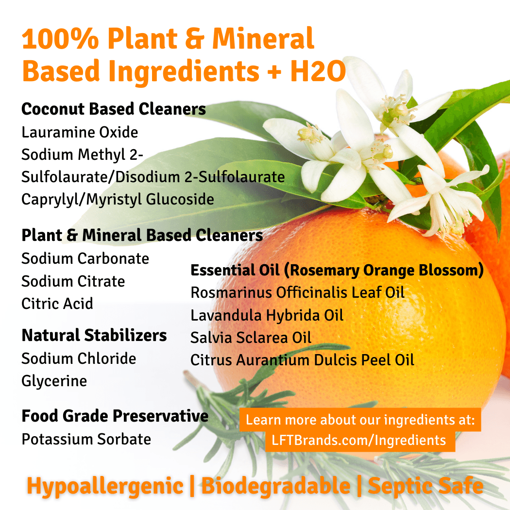 Liquid Laundry, 8X Concentrated, Rosemary Orange Blossom, Live For Tomorrow