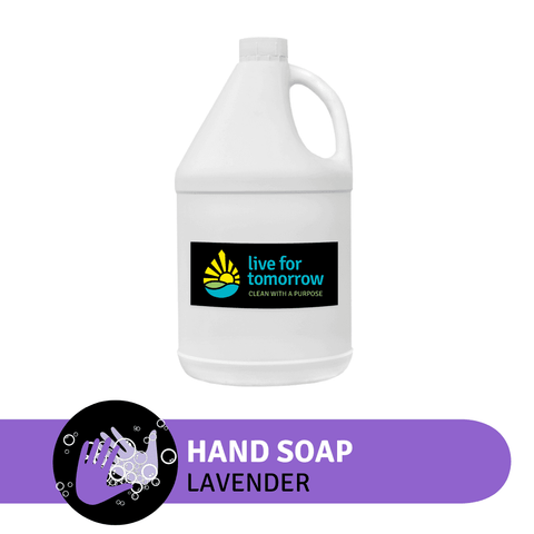 Hand Soap, Lavender, with Coconut & Sunflower Moisturizer Live For Tomorrow