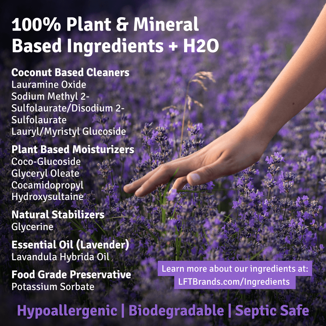 Hand Soap, Lavender, with Coconut & Sunflower Moisturizer, Live For Tomorrow