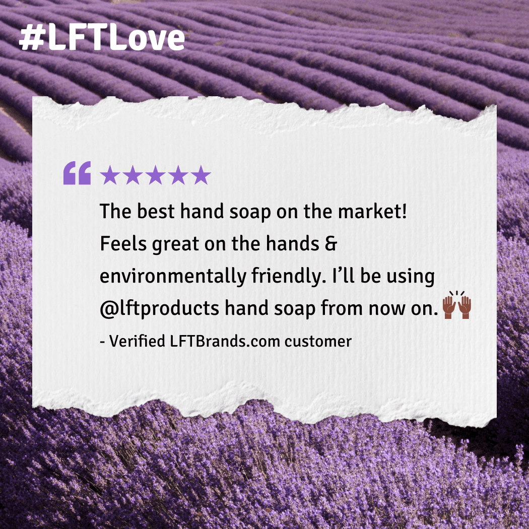 Hand Soap, Lavender, with Coconut & Sunflower Moisturizer, Live For Tomorrow