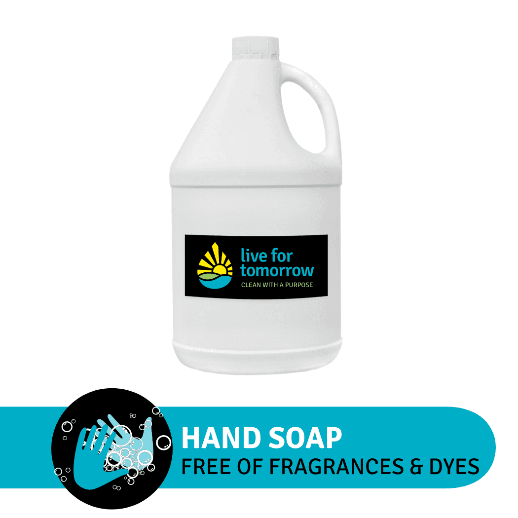 Hand Soap, Unscented, with Coconut & Sunflower Moisturizer,Live For Tomorrow