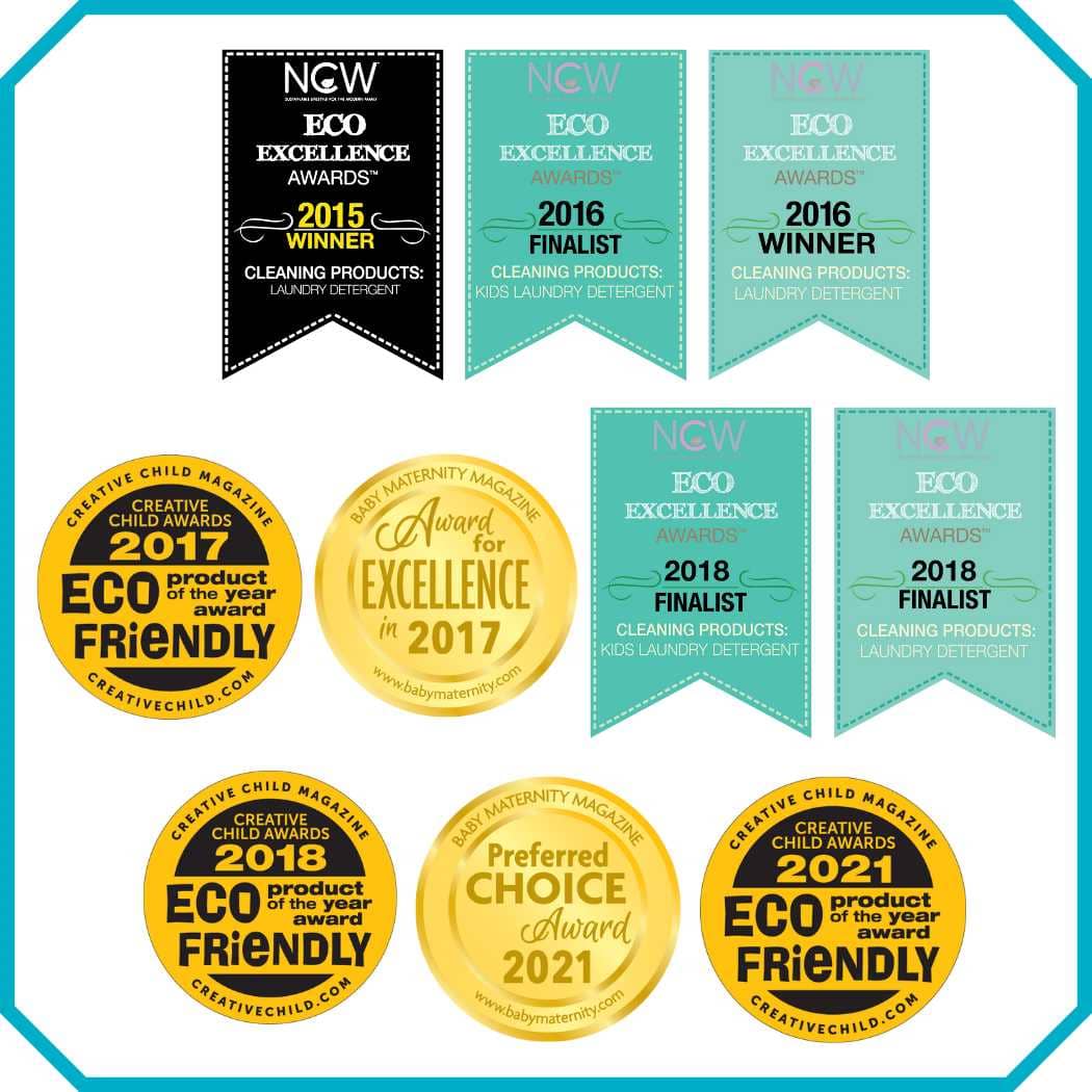 Award Winning Natural Liquid Laundry Detergent, 8x Concentrated, Unscented, Live For Tomorrow