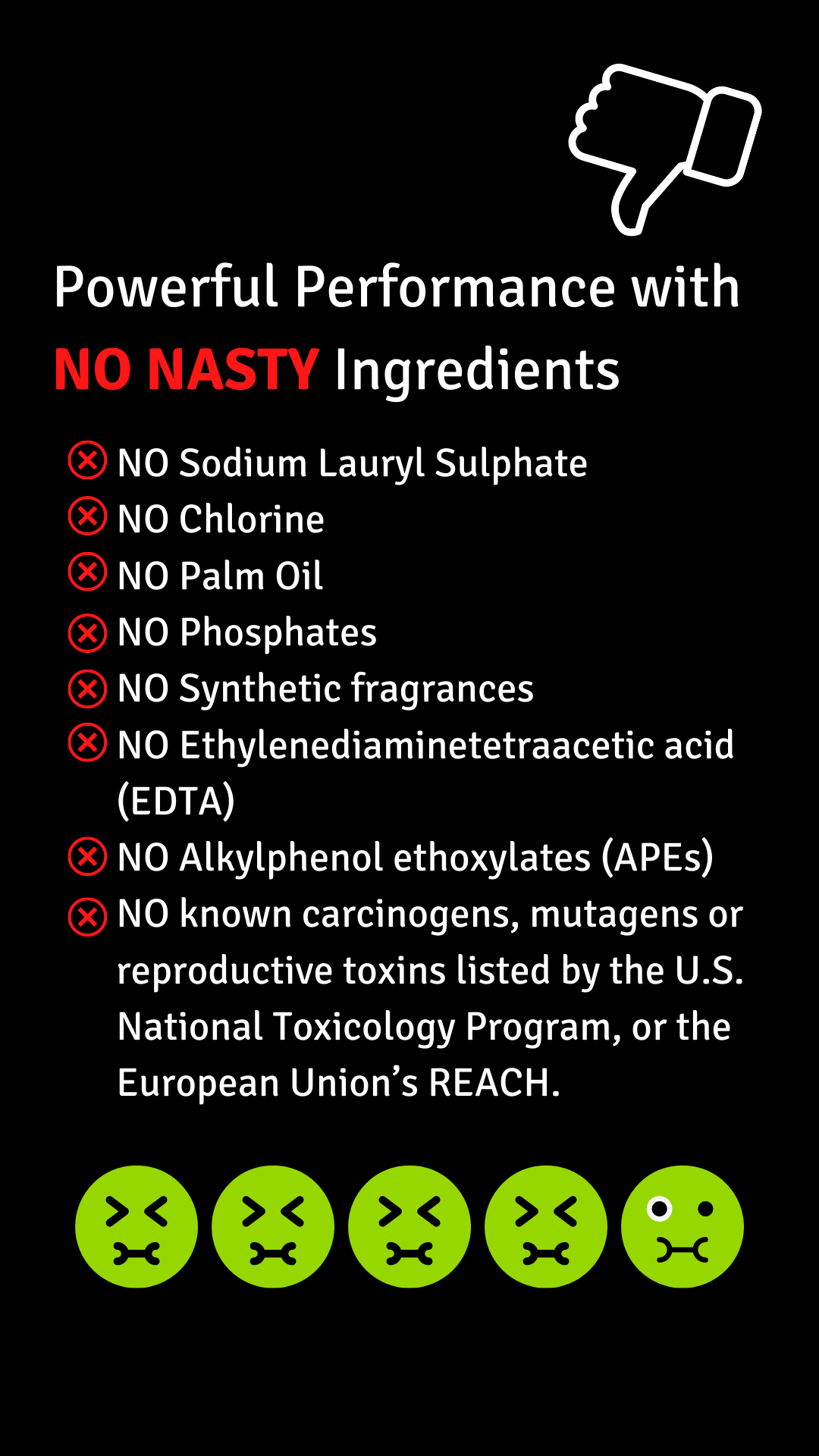 Live for Tomorrow only natural ingredient cleaning products